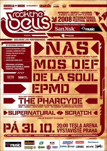 Rock The Bells pod koniec października w Pradze
