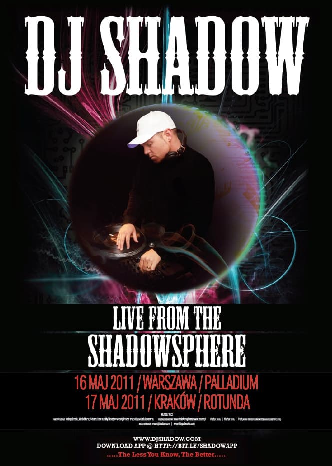 DJ Shadow Live from the Shadowsphere w Warszawie i Krakowie