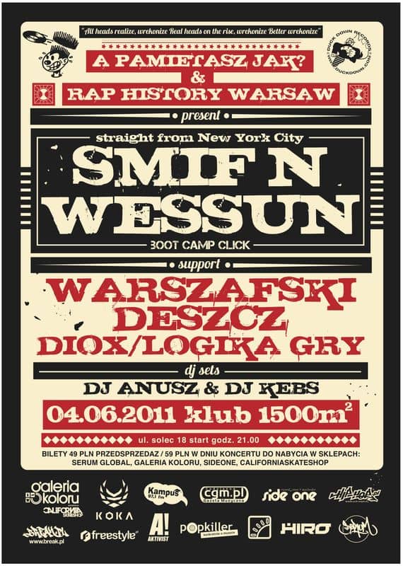 Koncert Smif-N-Wessun już 4 czerwca w Warszawie