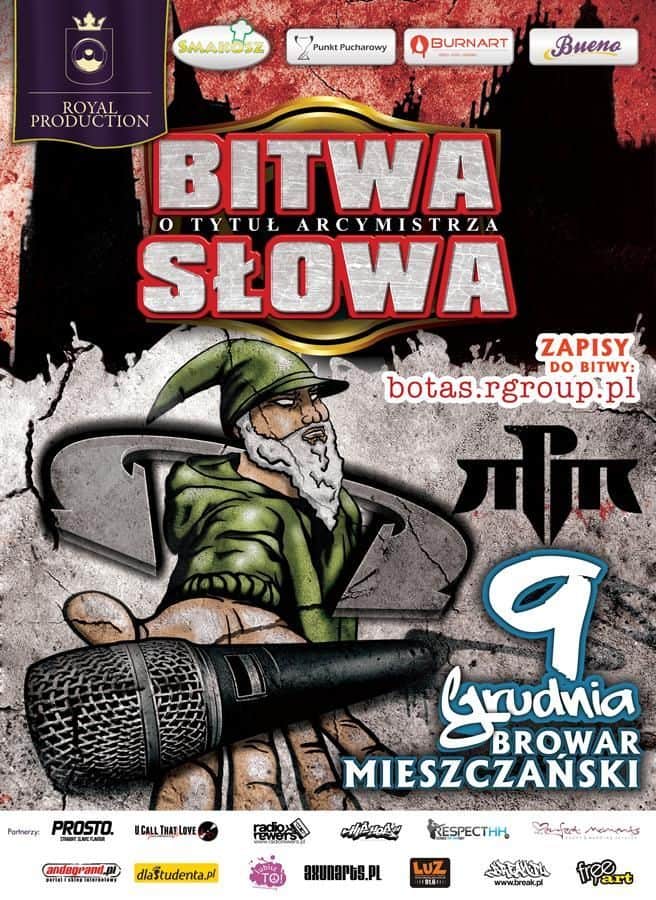 Impreza charytatywna Bitwa o tytuł Arcymistrza Słowa we Wrocławiu