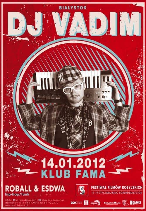 DJ Vadim w połowie stycznia zagra w Białymstoku