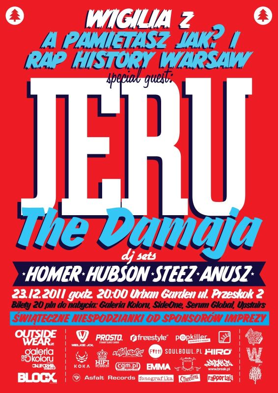 Jeru The Damaja z przedświąteczną wizytą w Warszawie