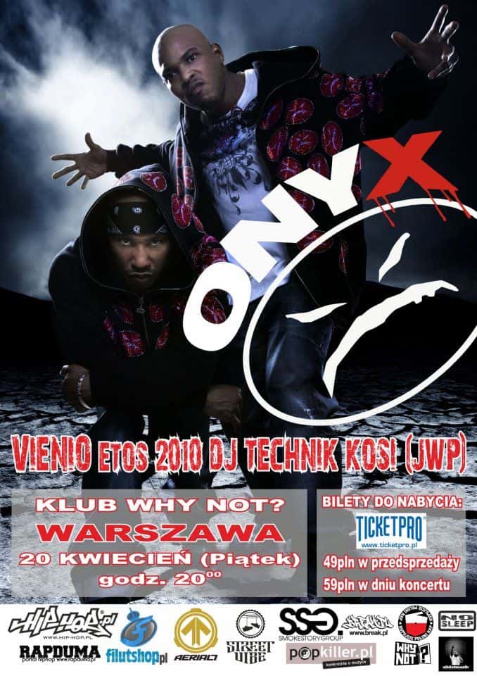 Onyx odwiedzi w kwietniu Warszawę