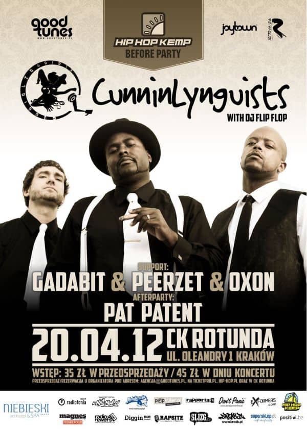 CunninLynguists zagra w Krakowie