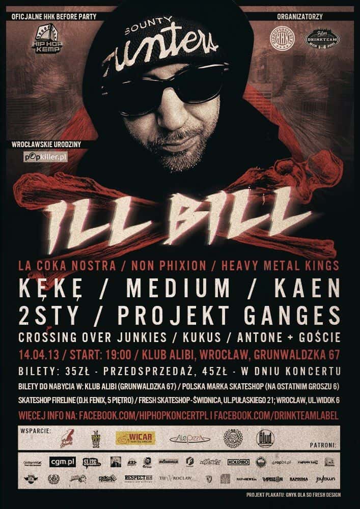 Ill Bill zagra we Wrocławiu