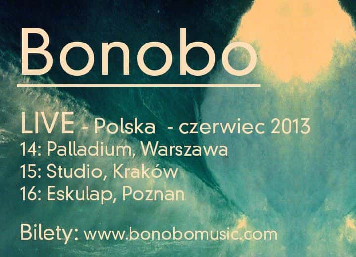 Bonobo w czerwcu odwiedzi Polskę