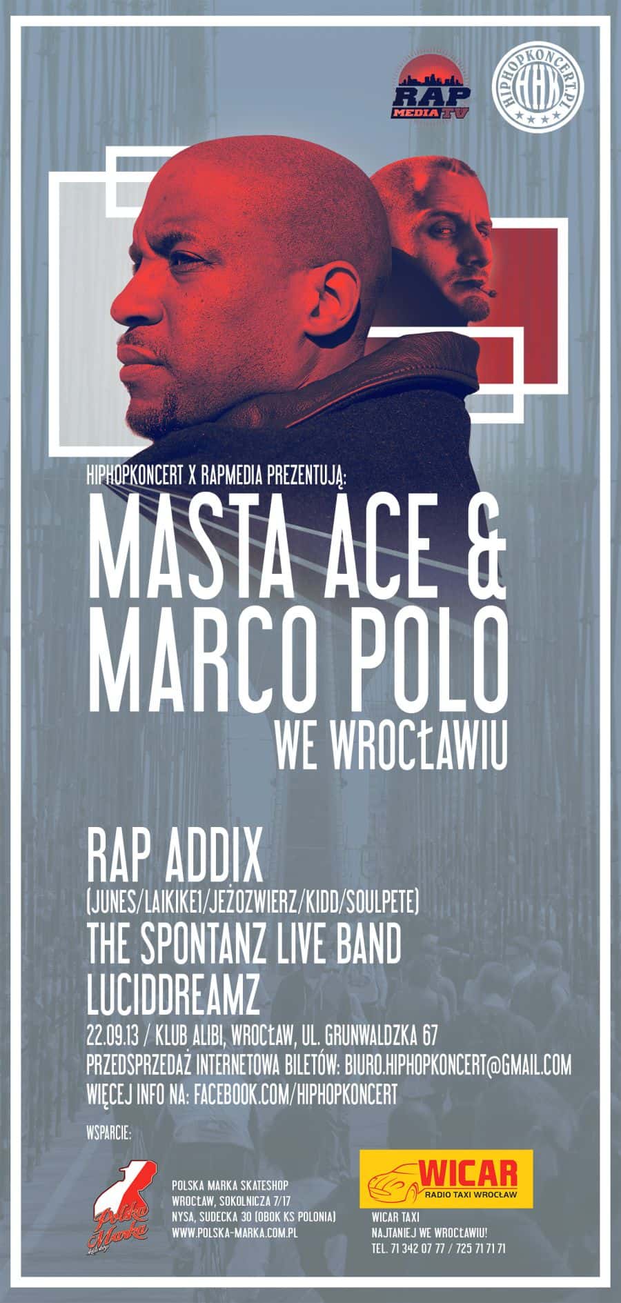 Masta Ace i Marco Polo zagrają we Wrocławiu